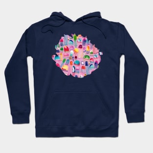 Jellyfishes Pink Hoodie